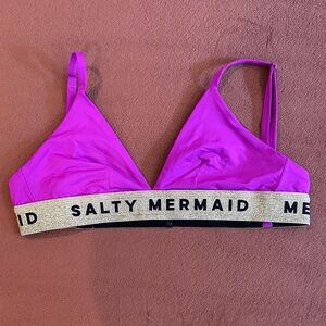 Salty Mermaid Fuschia Bikini Top